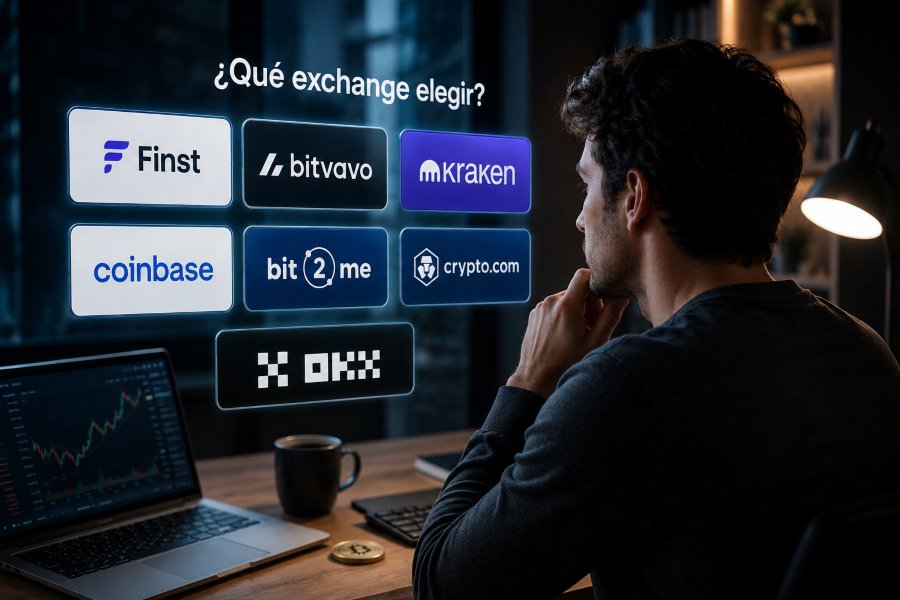 Mejores exchanges cripto en España (2026)