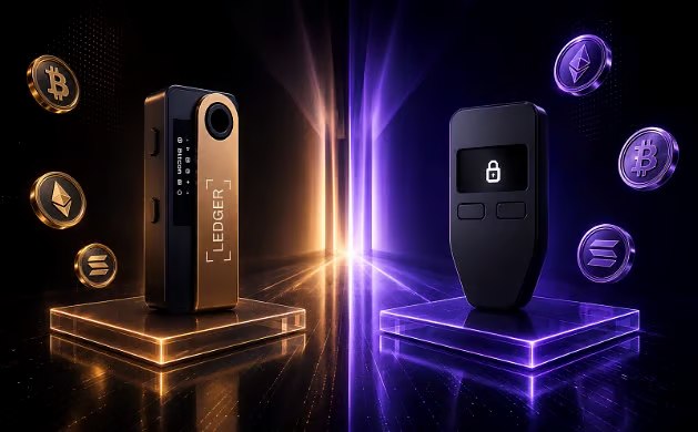 Wallet fría o caliente: Ledger vs. Trezor en 2026